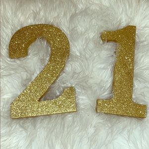 21 numbers Decorations